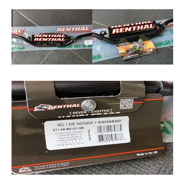 STANG RENTHAL 971 RC ORIGINAL MADE IN UK CRF KLX DTRACKER WR
