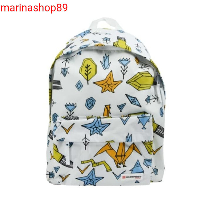 Passport tas ransel Origami_tas ransel putih