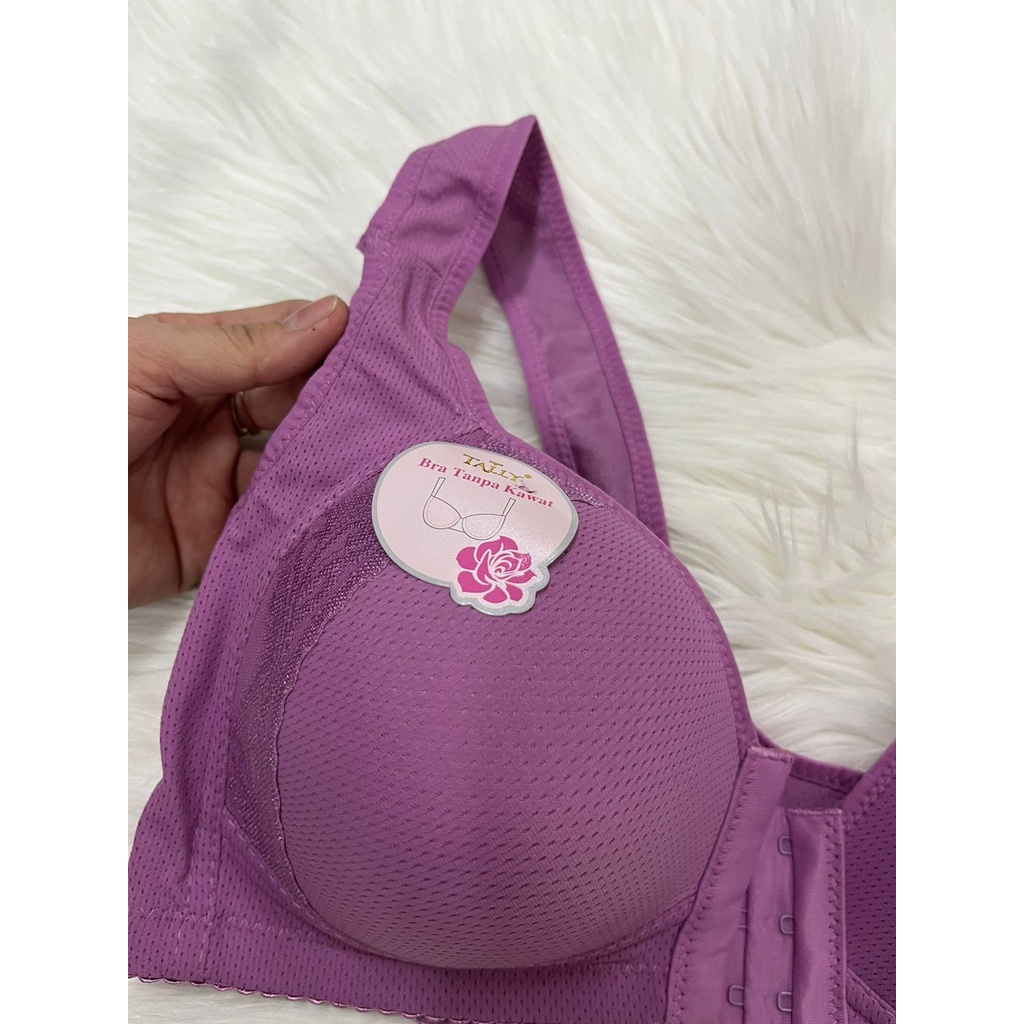 Bra / BH Tally 519 (Cup Besar, Buka Kait Dari Depan, Busa Tipis, Tanpa Kawat) TALLY BRA BH 519 I SIZE 36-42 I TANPA KAWAT I BUSA TIPIS I KANCING/ KAIT DI DEPAN | CUP C