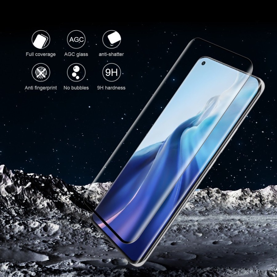 NILKIN MI 11 TEMPERED GLASS FULL COVER CP+MAX TEMPERED GLASS XIAOMI MI 11 ANTI GORES KACA