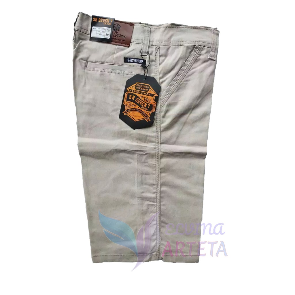 Celana Pendek Chino Pria Jumbo Big Size 27 - 46 Chino Original Bahan ASLI Melar