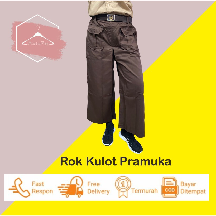 Rok kulot Rok celana panjang pramuka Shopee Indonesia Rok kulot Rok celana panjang pramuka Shopee Indonesia