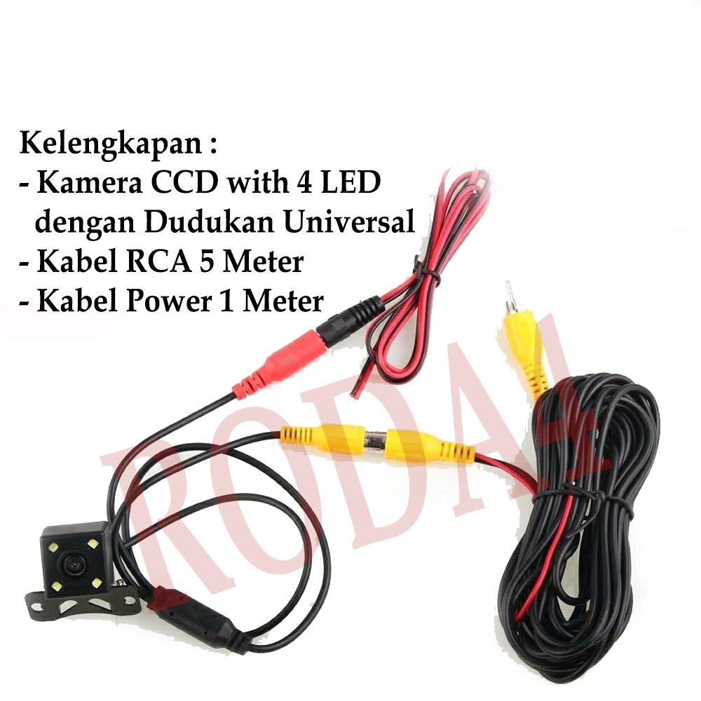 UNIVERSAL CCD Parking Camera Kamera Mundur Belakang Mobil  Baleno Mitsubishi