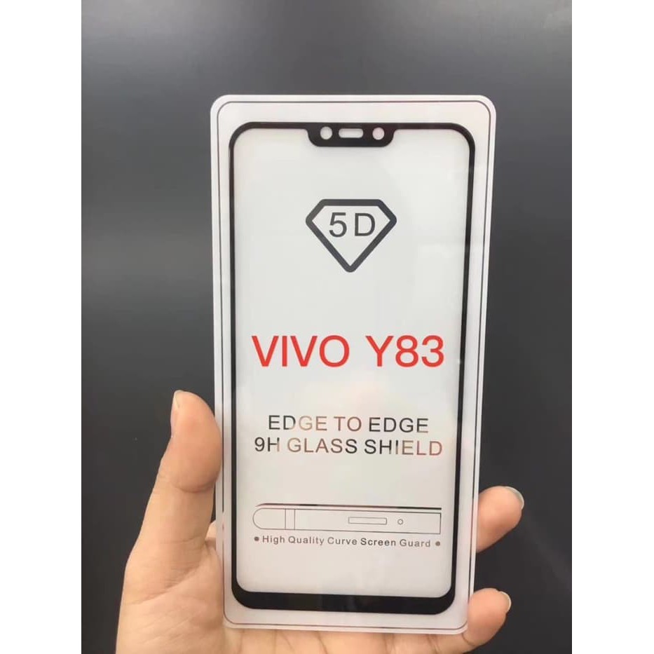 TEMPERED GLASS FULL LEM 5D 9D VIVO Y83 ANTI GORES KACA FULL LEM -COVER