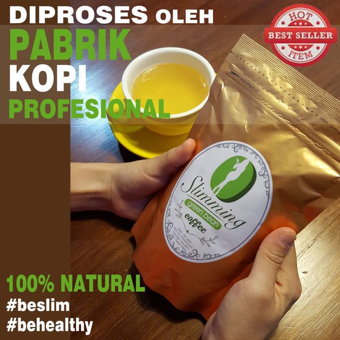 

Kopi Hijau Pelangsing / Slimming Green Bean Coffee Siap Minum 250 Gram
