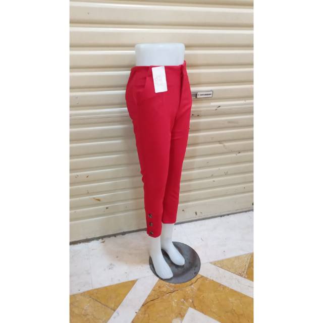 Celana kerja samping kancing