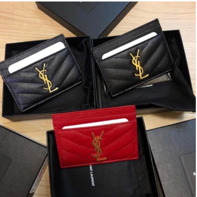 ysl card wallet