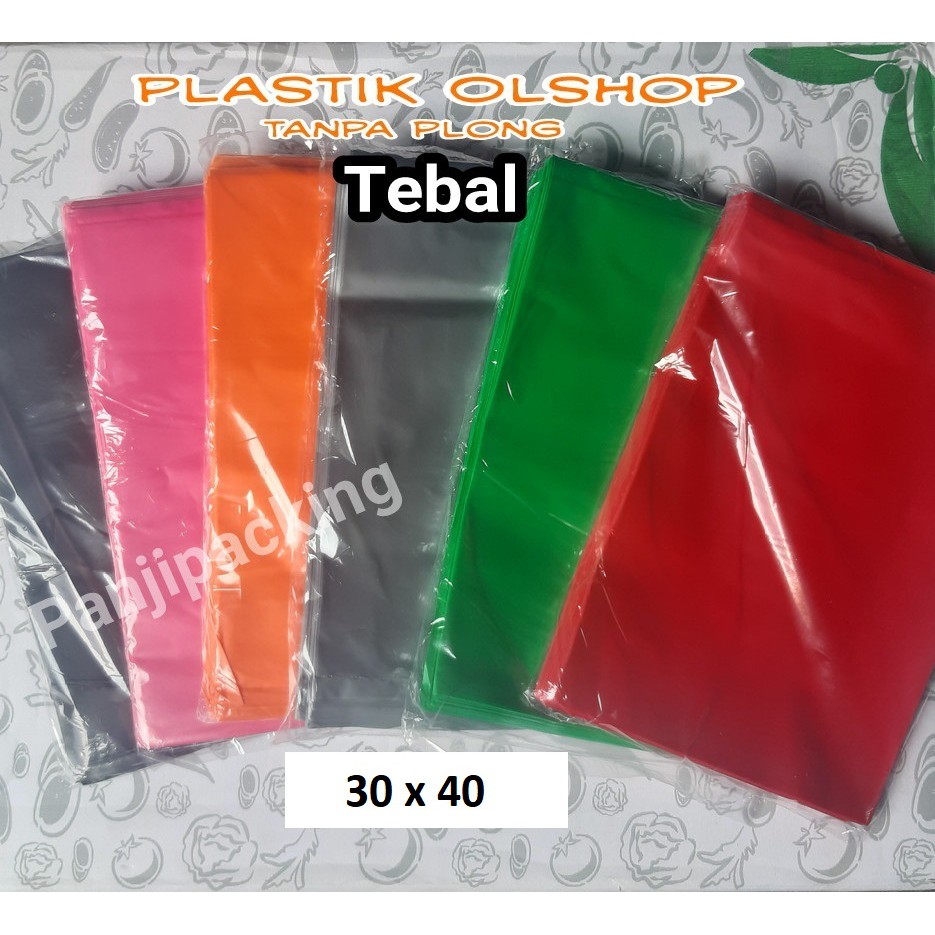  PLASTIK  OLSHOP 30x40 TANPA PLONG  PACKING ONLINE SHOP HD 