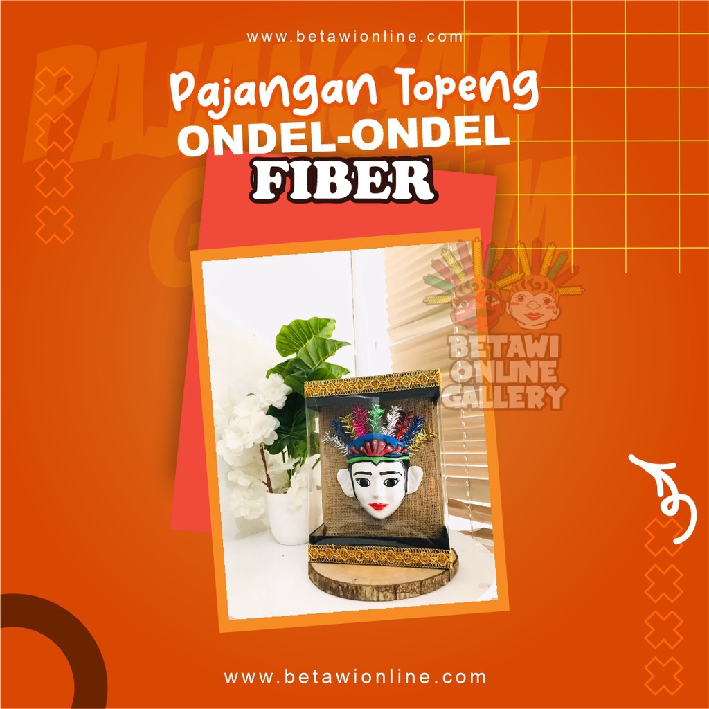 Pajangan Topeng Ondel - Ondel