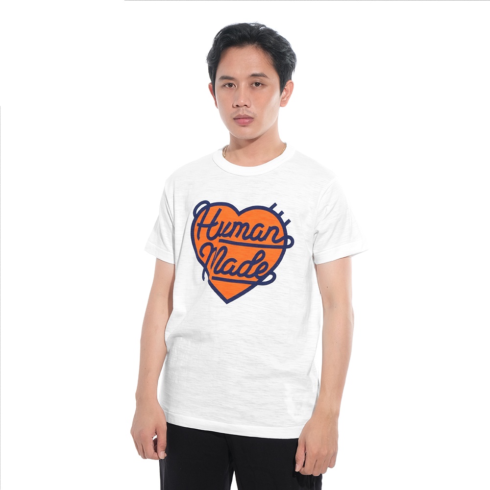 Human Made Colorful Heart T-Shirt White