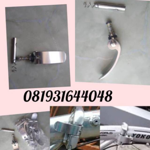clamp kuncian frame sepeda lipat
