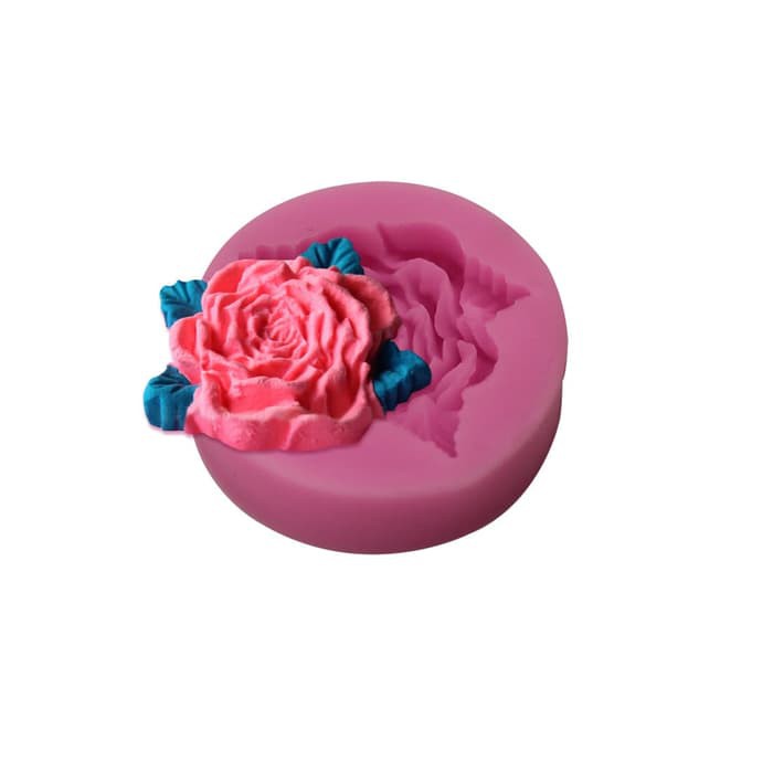 3D Silicon Mold Fondant Cake Decoration - Delicate Flower 45x15mm