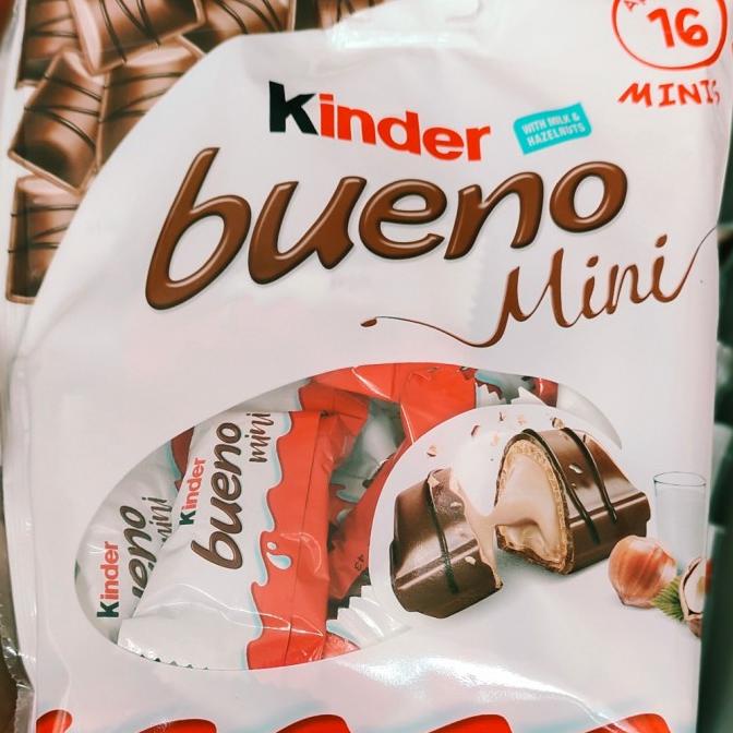 Kinder Bueno Minis 16/coklat/coklat valentine/coklat silverqueens/coklat batang/coklat bubuk/coklat batangan/coklat arab