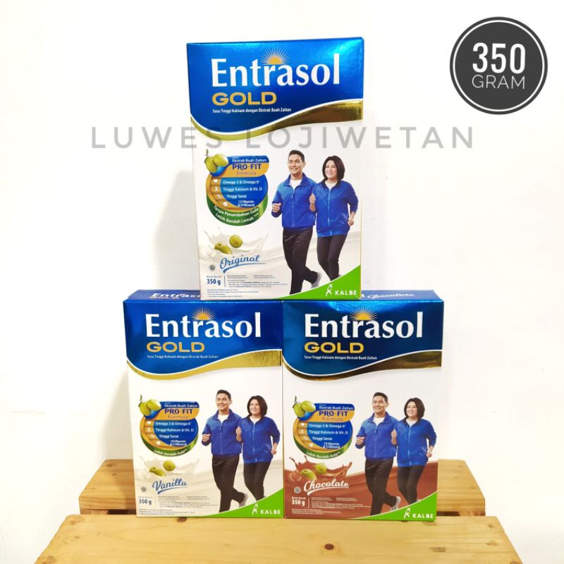 

Entrasol Gold 340 gr original/coklat/vanila