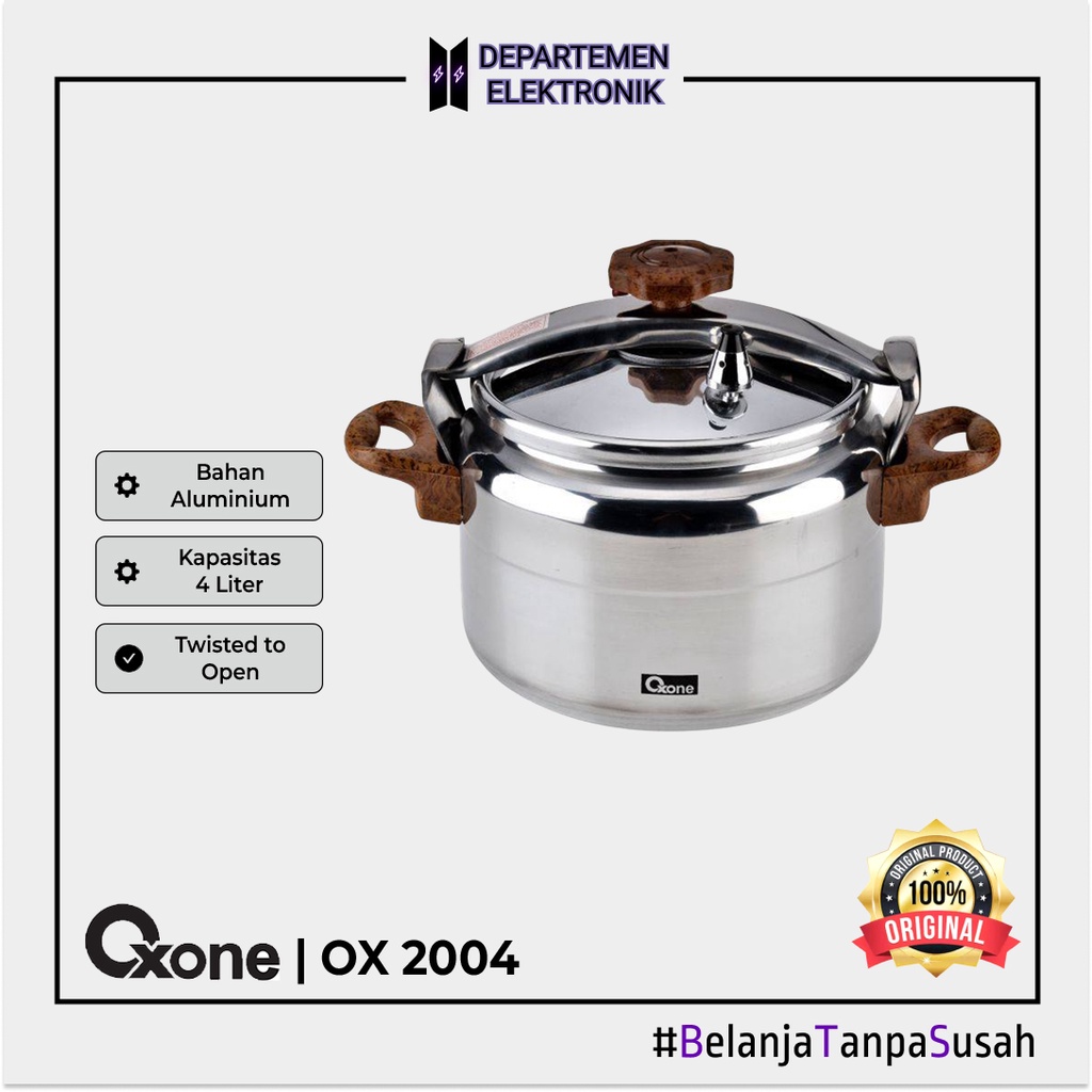 PRESTO OXONE 2004 / PANCI PRESTO STAINLESS 4 LITER [OX-2004] MURAH BANGET / GARANSI RESMI