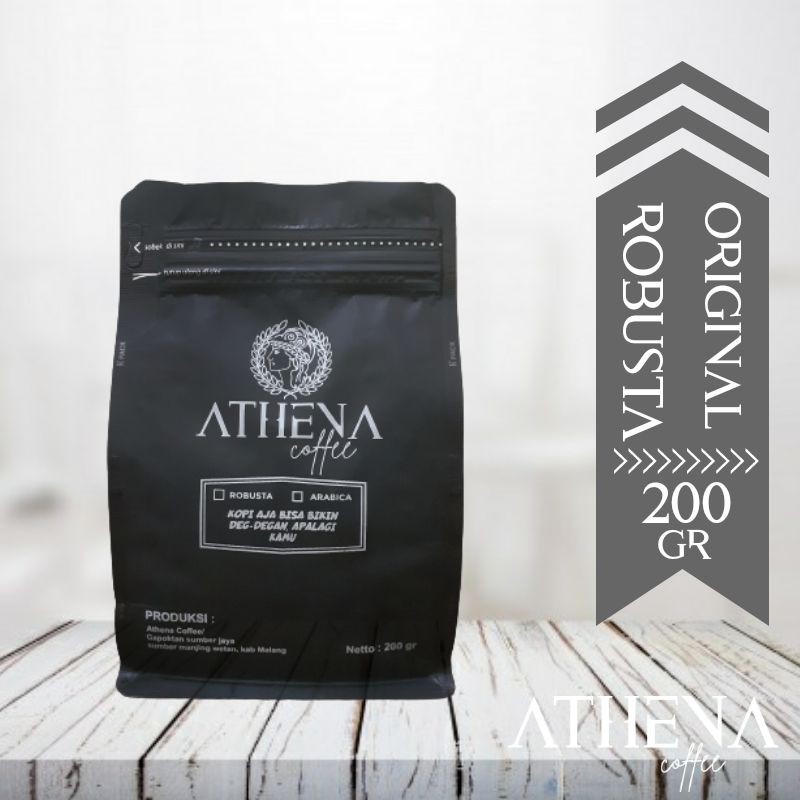 

ATHENA kopi jawa robusta java coffee 200gram kopi bubuk hitam malang