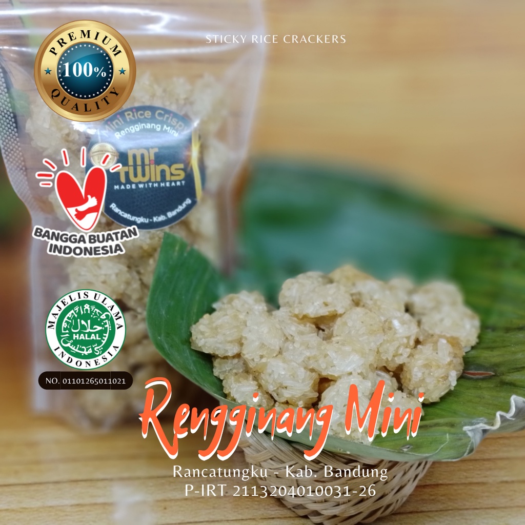 

Rengginang Mini Mentah Gula Aren 250 gram
