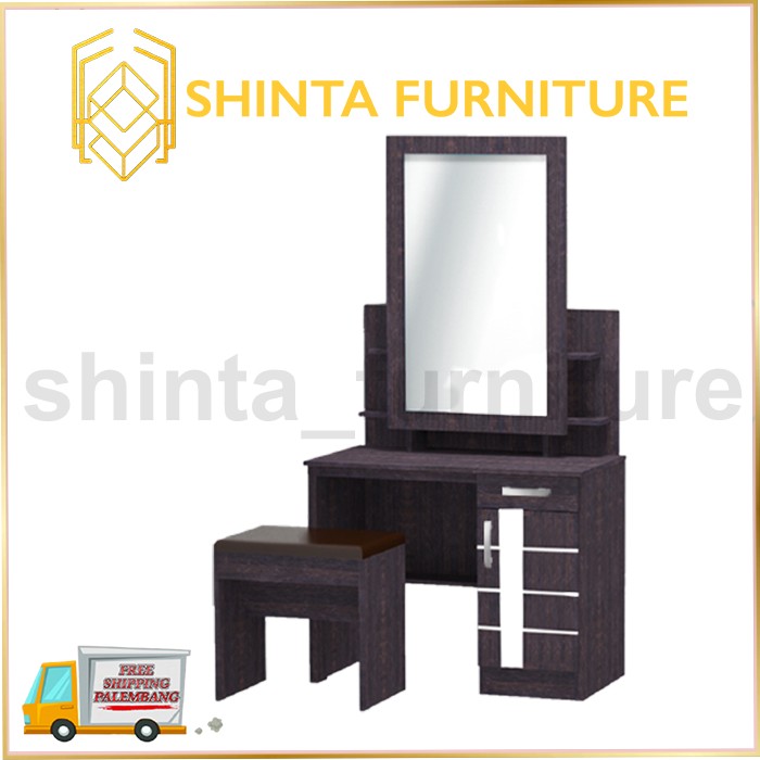 Meja Rias Minimalis Olympic G-Star / Meja Rias Bella Cermin Kotak