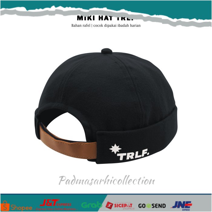 ✨ BISA COD ✨ Triple F Topi Peci Miki Hat - Black