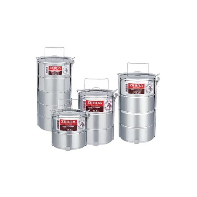 Rantang Stainless Steel 4 Susun 16 cm Zebra 150164