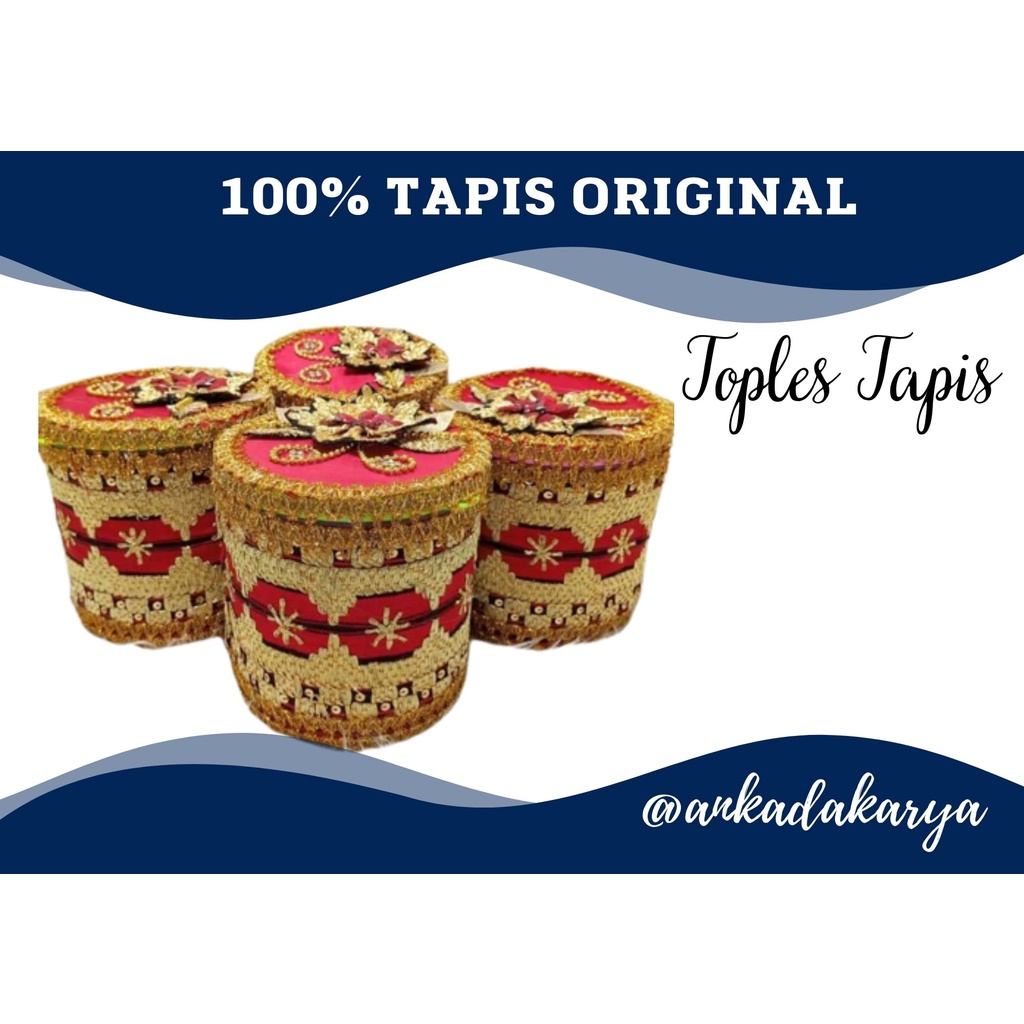 Toples Tapis/Toples Hias/Satu Set Toples Tapis/Toples Lebaran