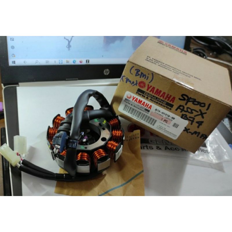 SPOOL SPULL XMAX ASLI / SEPUL STATOR ASSY XMAX ORI YAMAHA B74 H1410 00