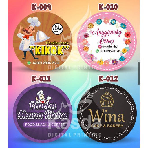 

STIKER LABEL KEMASAN PAKET 1000PCS CETAK PLUS CUTTING VYNIL SUSU/TRANSPARAN