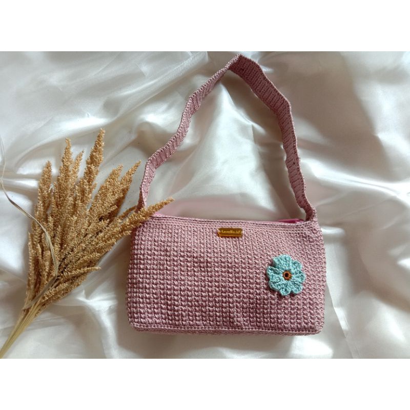 Shoulder Bag Rajut / Tas Rajut Daisy