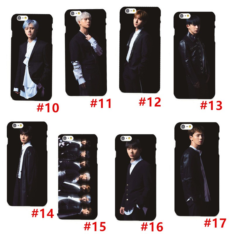 [Bayar Di Tempat]KPOP MONSTA X Phone Case IPhone Samsung Back Cover(16)penutup telepon