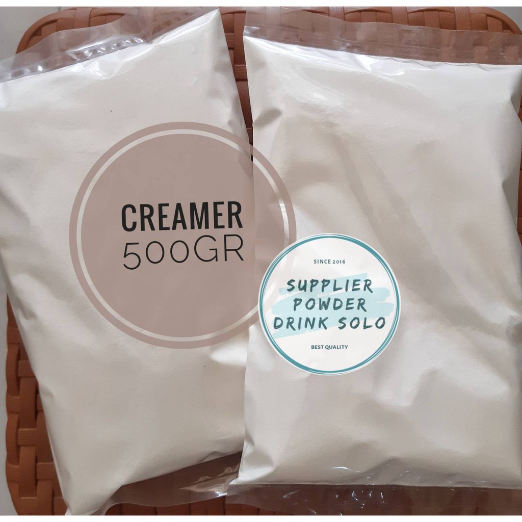 

Creamer Bubuk Premium / Krimer Nabati 500 Gr untuk es buah, teler, kopi, teh