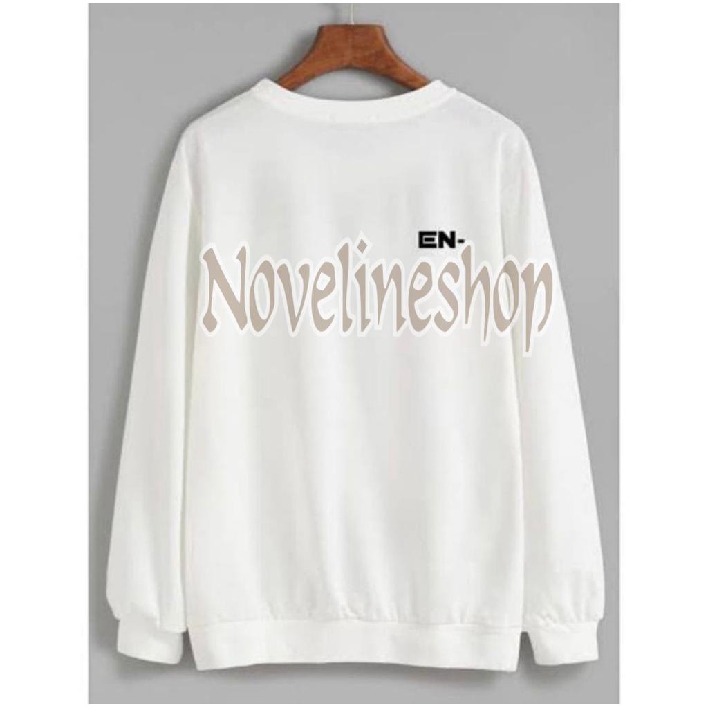 Novelineshop SWEATER BASIC KPOP ENHYPEN LOGO EN- JUNGWOON HEESEUNG JAY JAKE SUNGHOON SUNOO NIKI