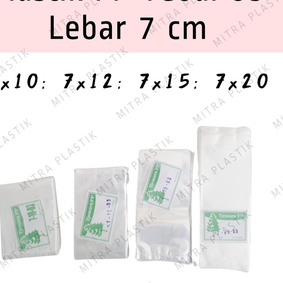 

➩Pasti Murah Plastik PP Lebar 7 Tebal 03 7x10 7x12 7x15 7x20 Kantong Plastik Bening Transparan Y35 ➩