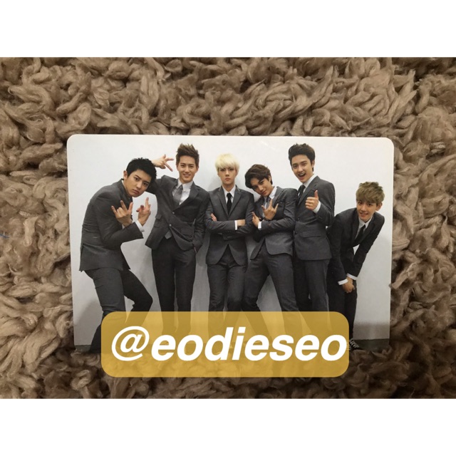 Photocard Group EXO-K XOXO Album Big-sized PC