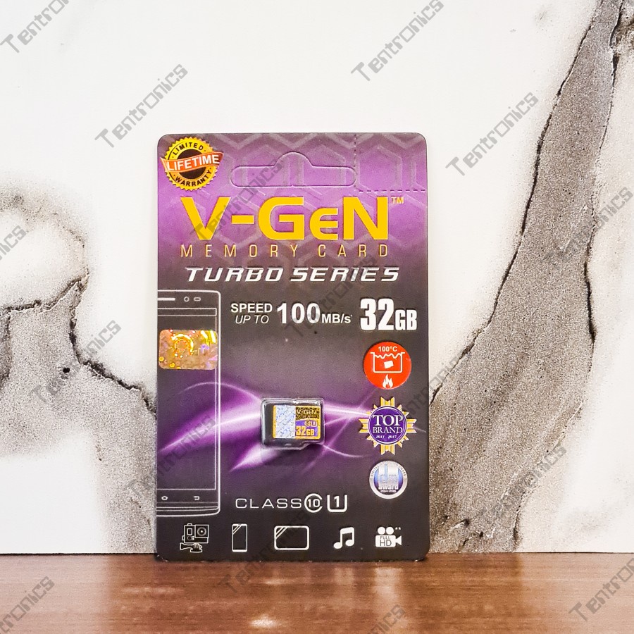 V-gen Micro SD Vgen 32GB Class 10 TURBO SERIES Memory Card ORIGINAL