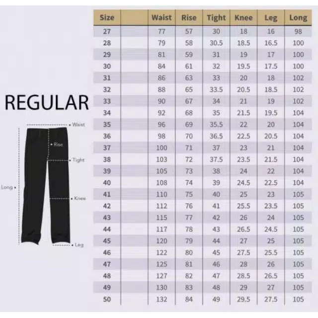 BIG SIZE 37-50 CELANA chino pria ukuran jumbo/ original cotton twill/CELANA katun jumbo Pria