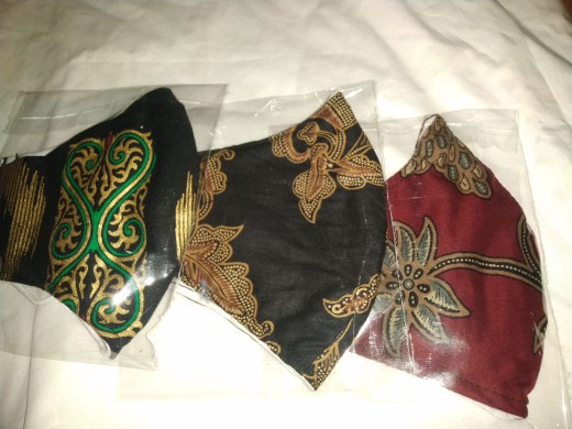 Masker Kain Batik Pekalongan Anak Dan Dewasa 2/3ply