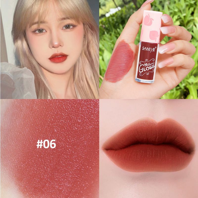 Saniye Lipstik Matte Velvet Liptint 8 Warna Lipstik Korea L115 Murah ORIGINAL