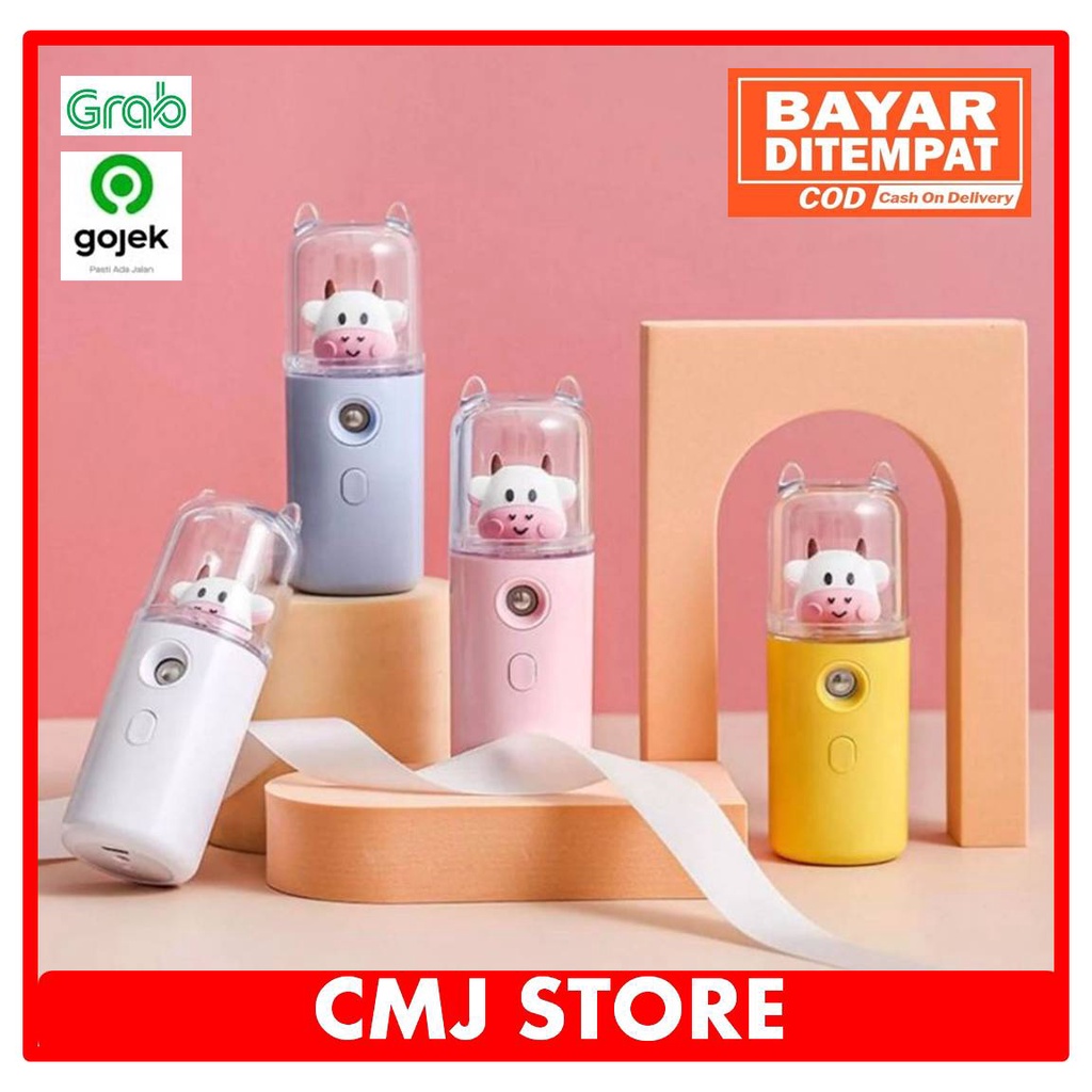 Nano Spray Karakter Semprotan Pelembab Wajah Portable Berbagai Bentuk Dan Warna Yang Lucu