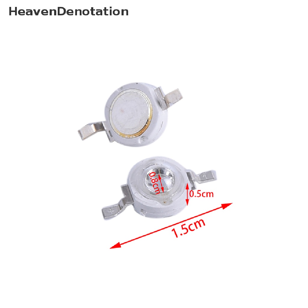 (Heavendenotation) 10pcs Lampu Bohlam Led Uv 3w 395nm