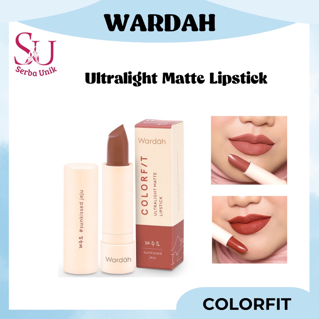 Wardah Colorfit Ultralight Matte Lipstick | Lipstik