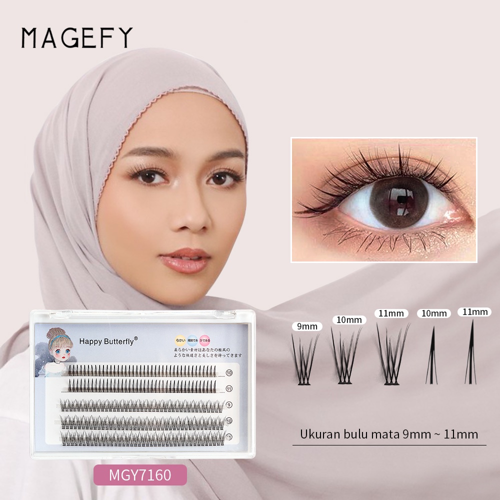 Bulu Mata Eyelash Extension Tanam Eyelash Extension Mix Kecantikan Set