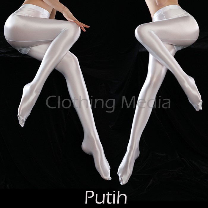 Pantyhose Premium Warna Satin Stocking Celana Silky Glossy Ketat Halus Elegan