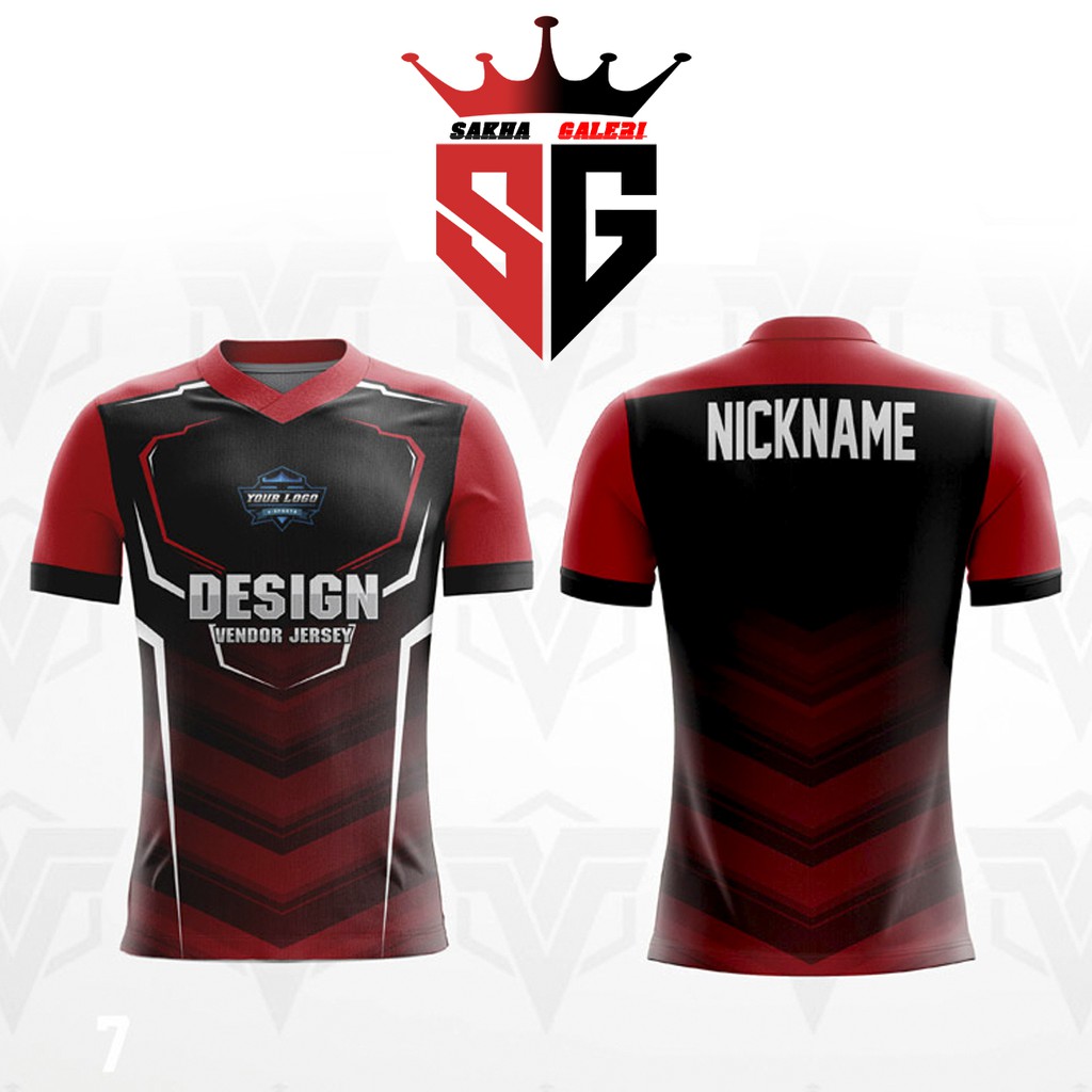 Kaos Jersey Gaming Esport custom squad Mobile Legend,Pubg,Free Fire
