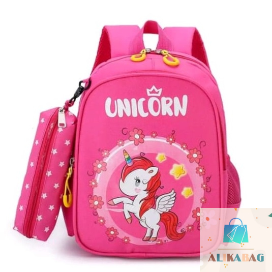 ALIKA BAG - Tas Ransel Anak Sekolah TK /SD Karakter Kuda Kecil Lucu