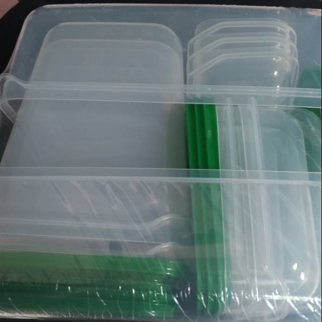 Wadah kotak plastik makanan 17 set