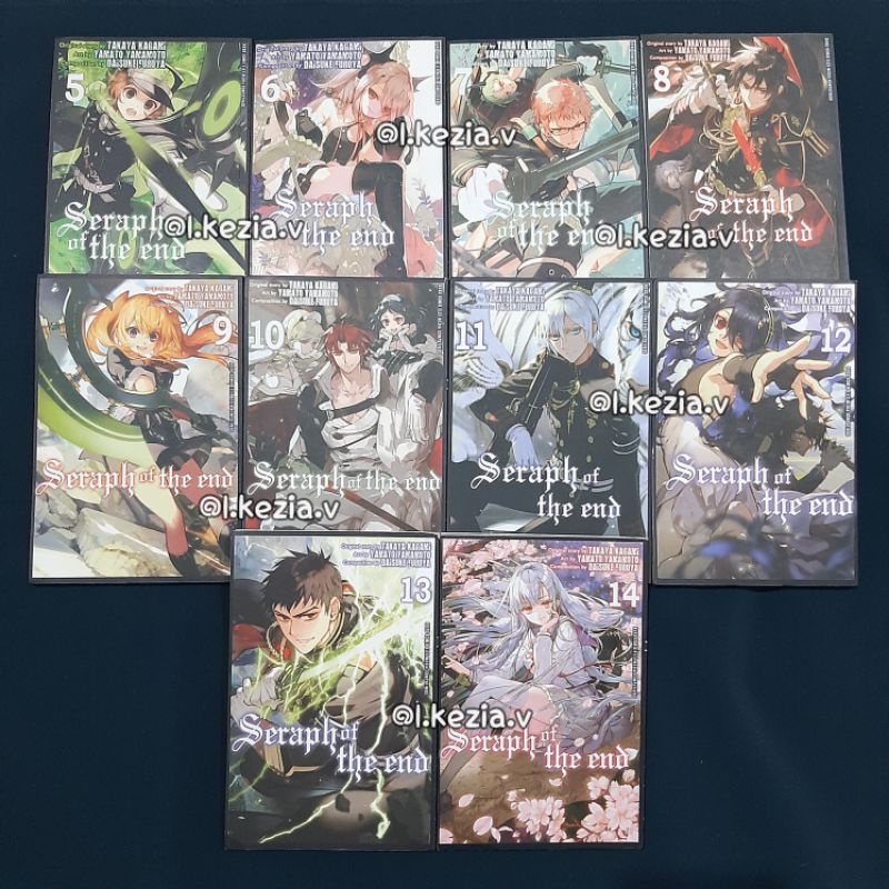 Komik Seraph of The End Vol 5 6 7 8 9 10 11 12 13 14 Kolpri Bekas Second