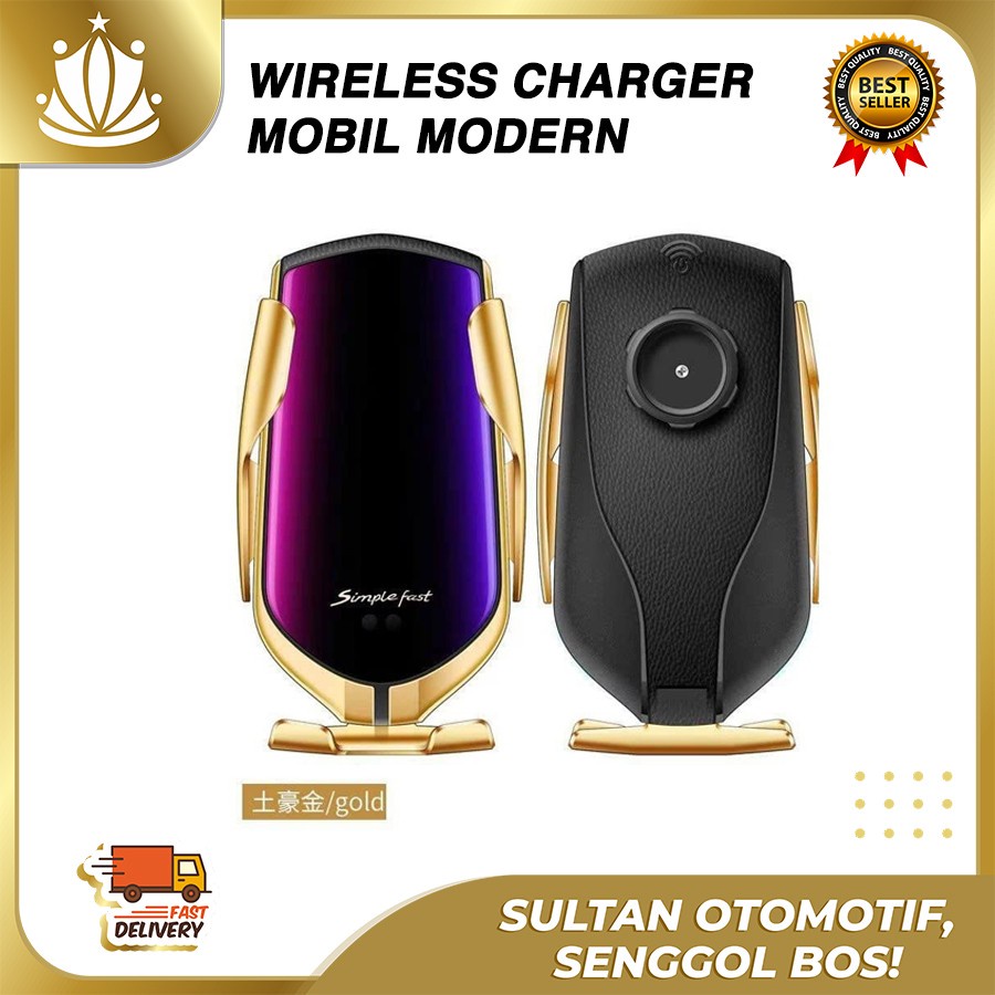 WIRELESS CHARGER Mobil / Car Lighter Automatic Otomatis Wireless TOP!