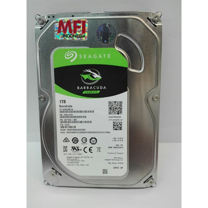 Seagate 2TB 1TB 500GB SATA3 - BarraCuda Series