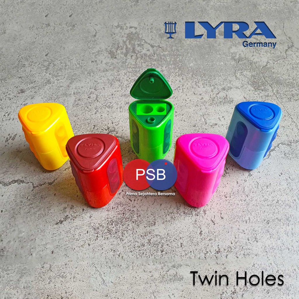 

Rautan Pensil Lyra Groove 2 lubang / Serutan pensil 2 holes