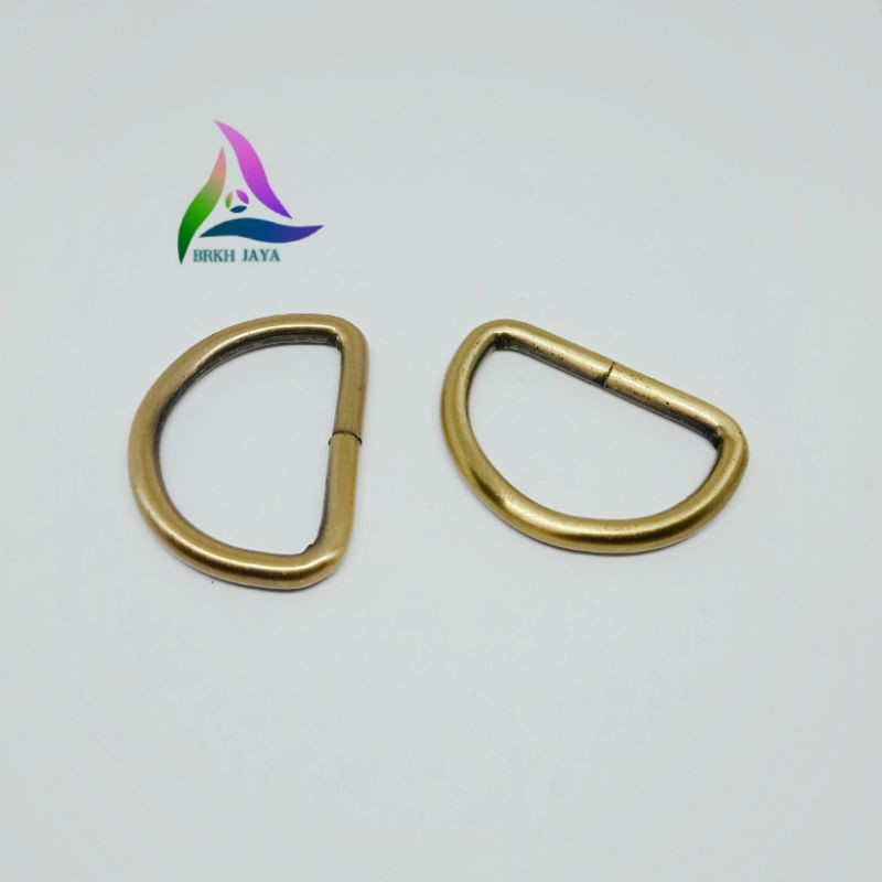 Ring D Tas Ukuran 3.8 Cm Antigold Poles Tebal premium